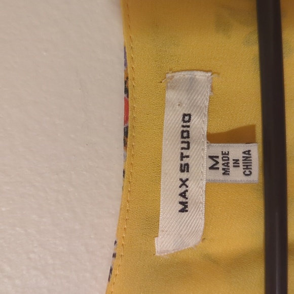 Max studio yellow floral dress - Picture 7 of 7